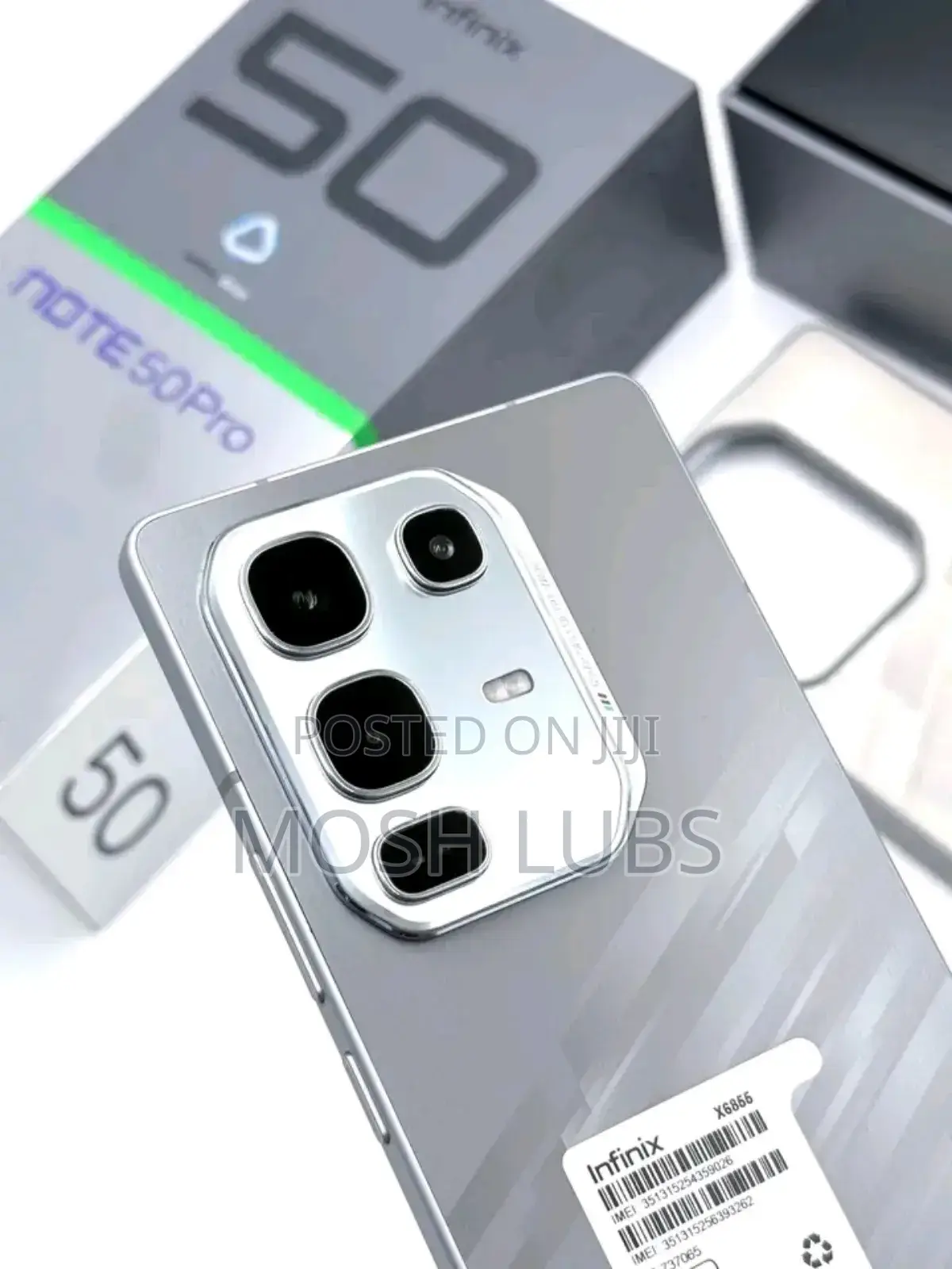 New Infinix Note 50 Pro 256 GB Silver
