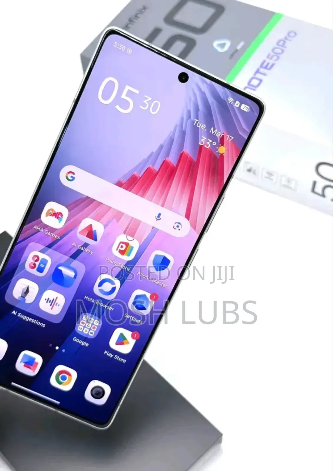 New Infinix Note 50 Pro 256 GB Silver