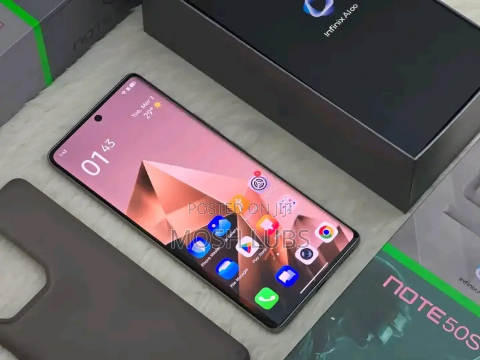 New Infinix Note 50s 256 GB Gold
