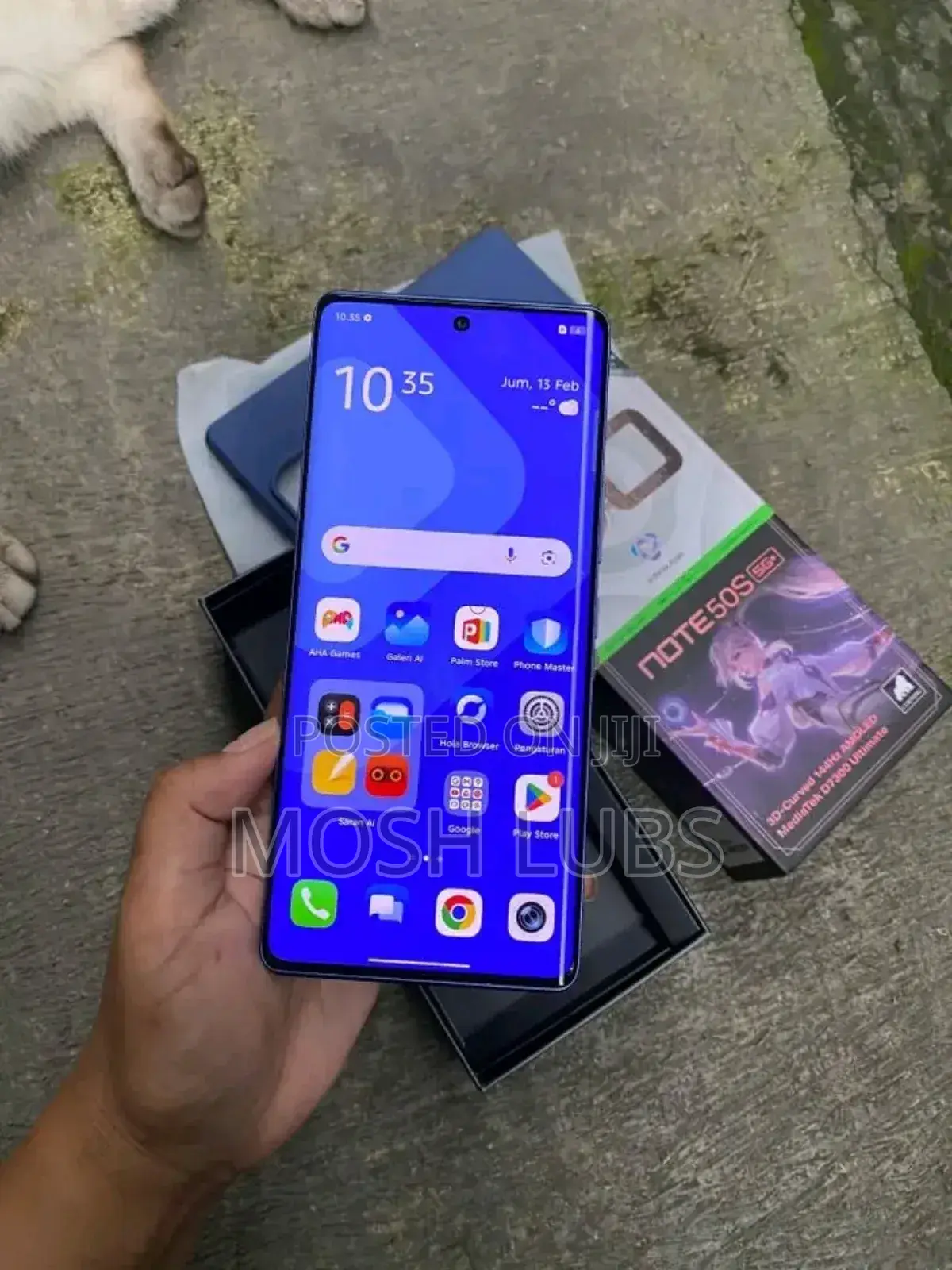 New Infinix Note 50s 256 GB Blue
