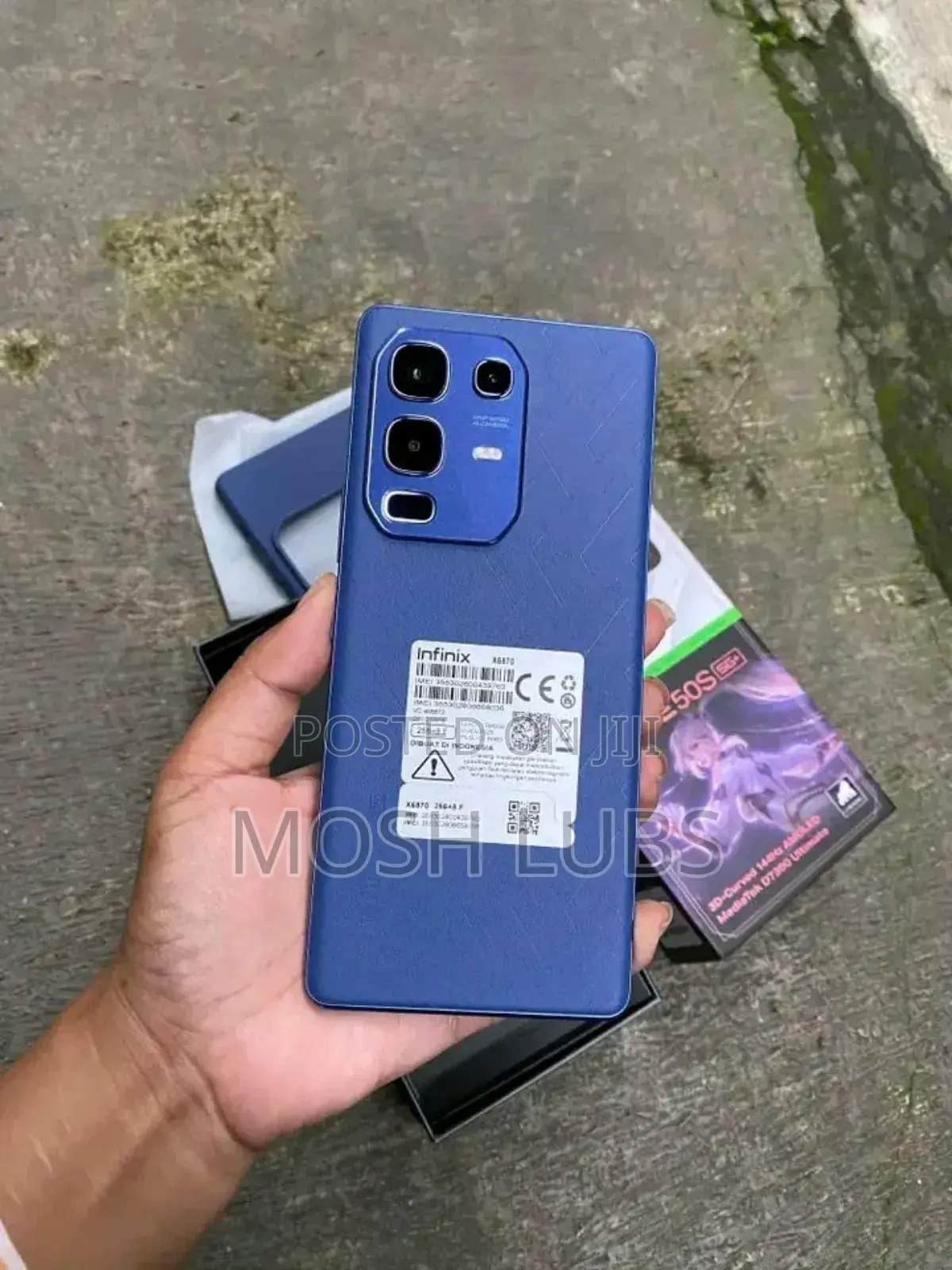 New Infinix Note 50s 256 GB Blue