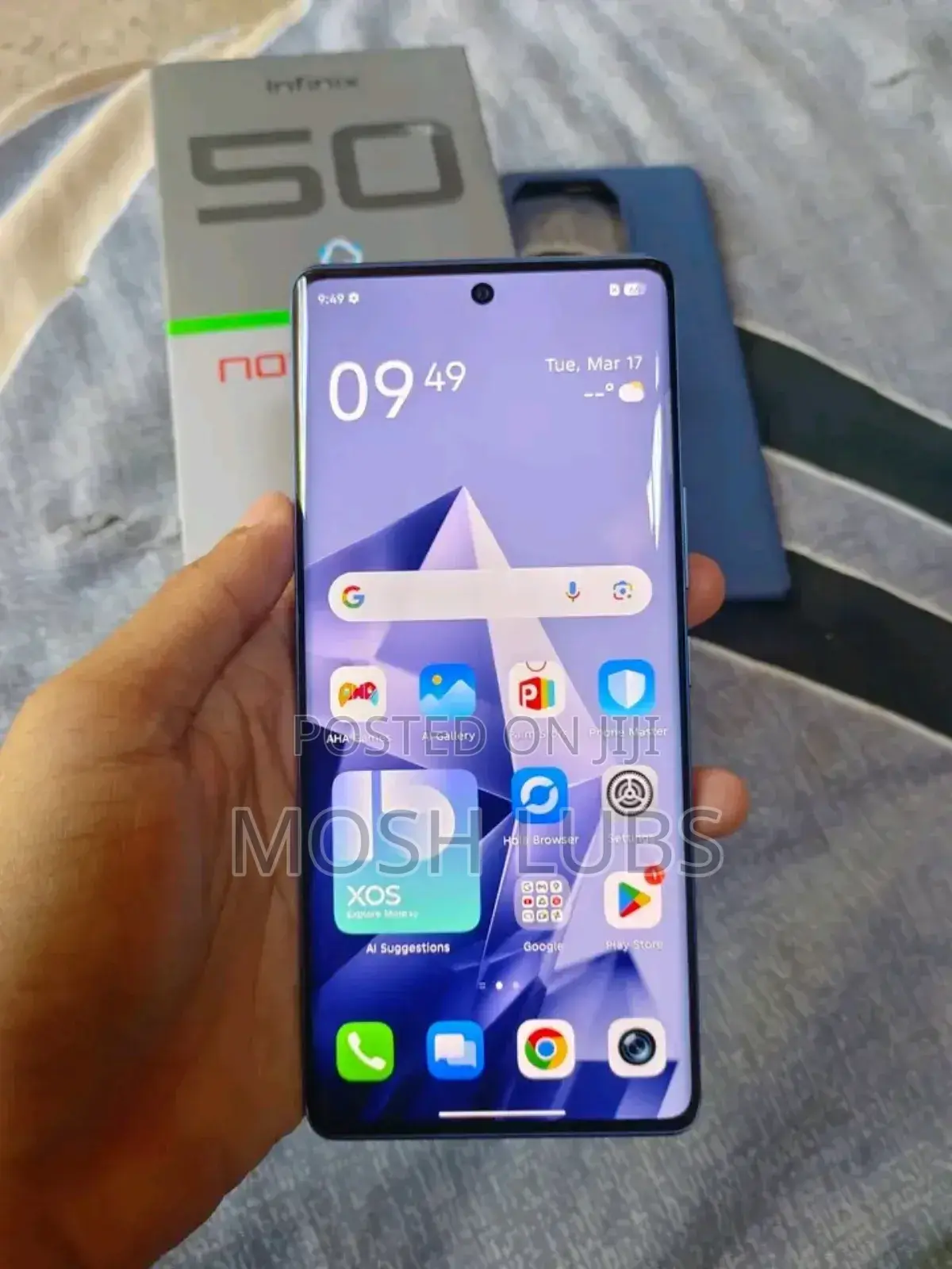 New Infinix Note 50s 256 GB Blue