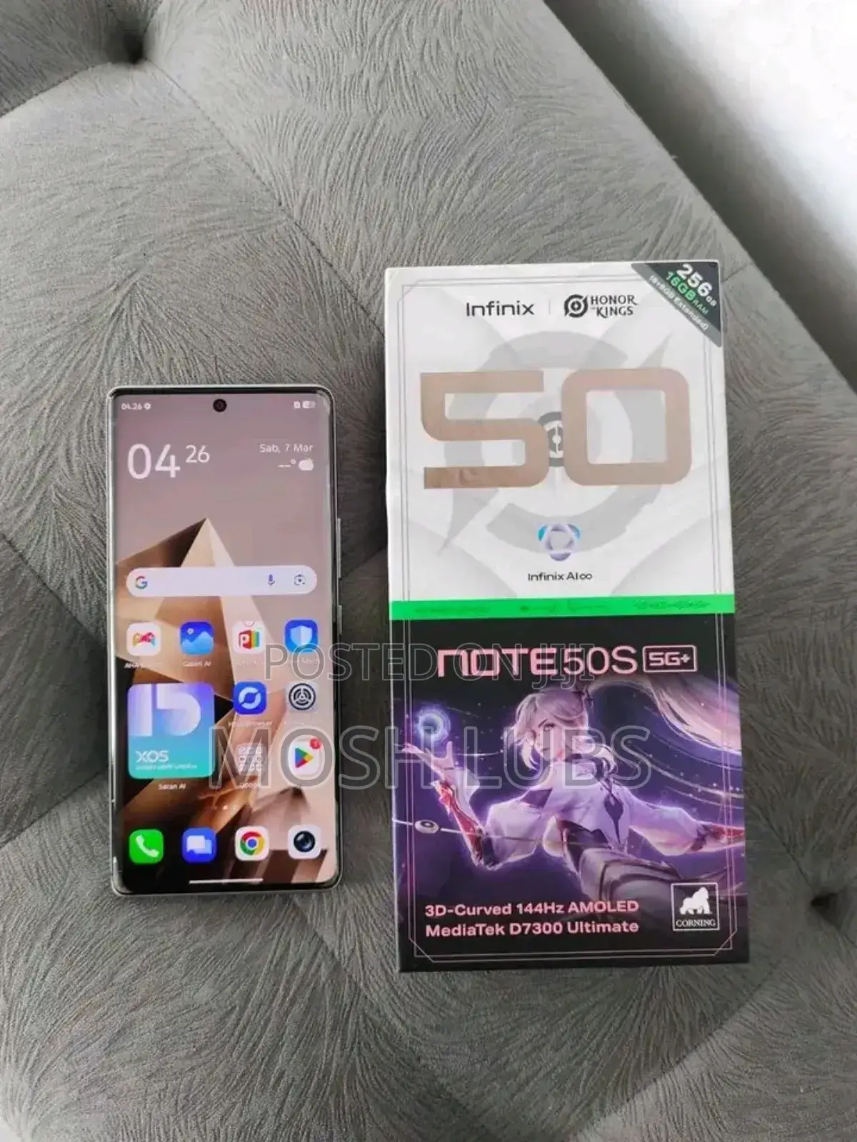 New Infinix Note 50s 256 GB Bronze