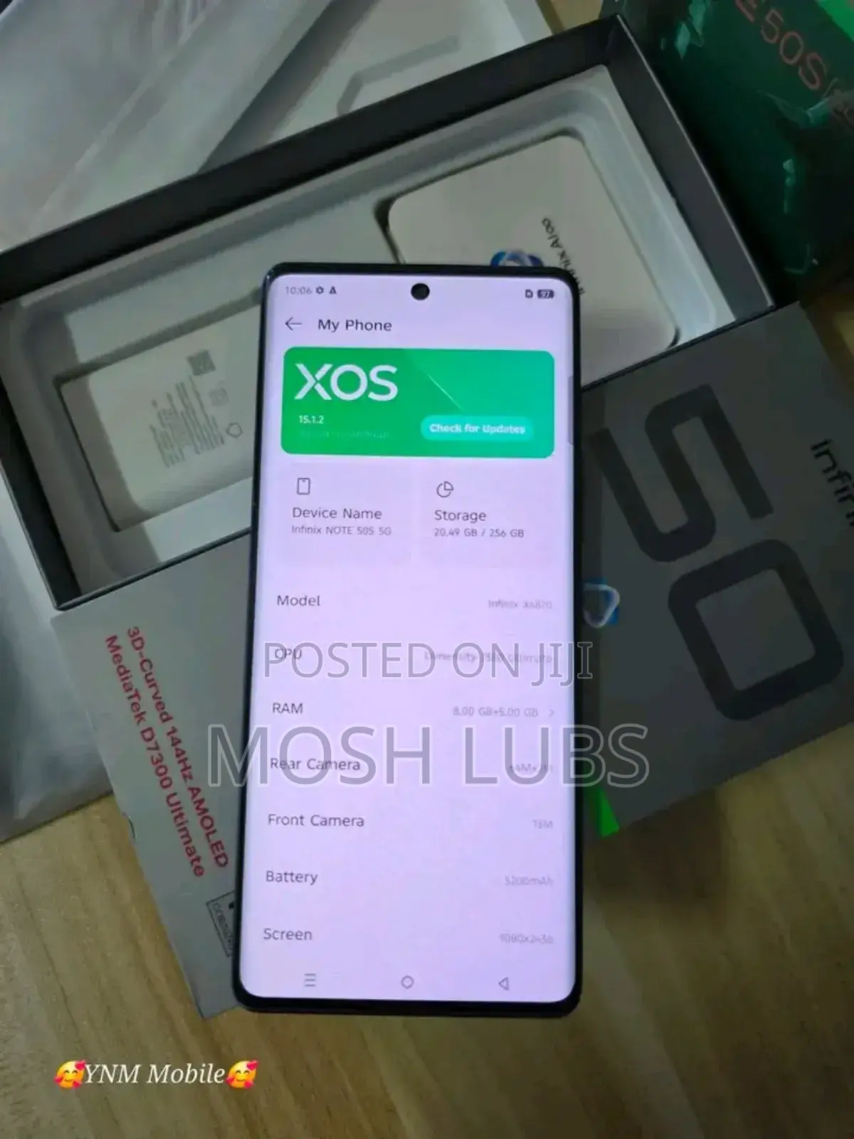 New Infinix Note 50s 256 GB Bronze
