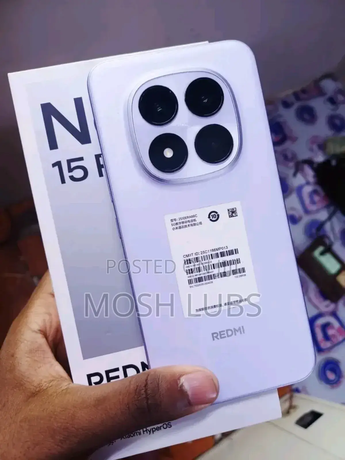 New Xiaomi Redmi Note 15 Pro+ 256 GB Pink