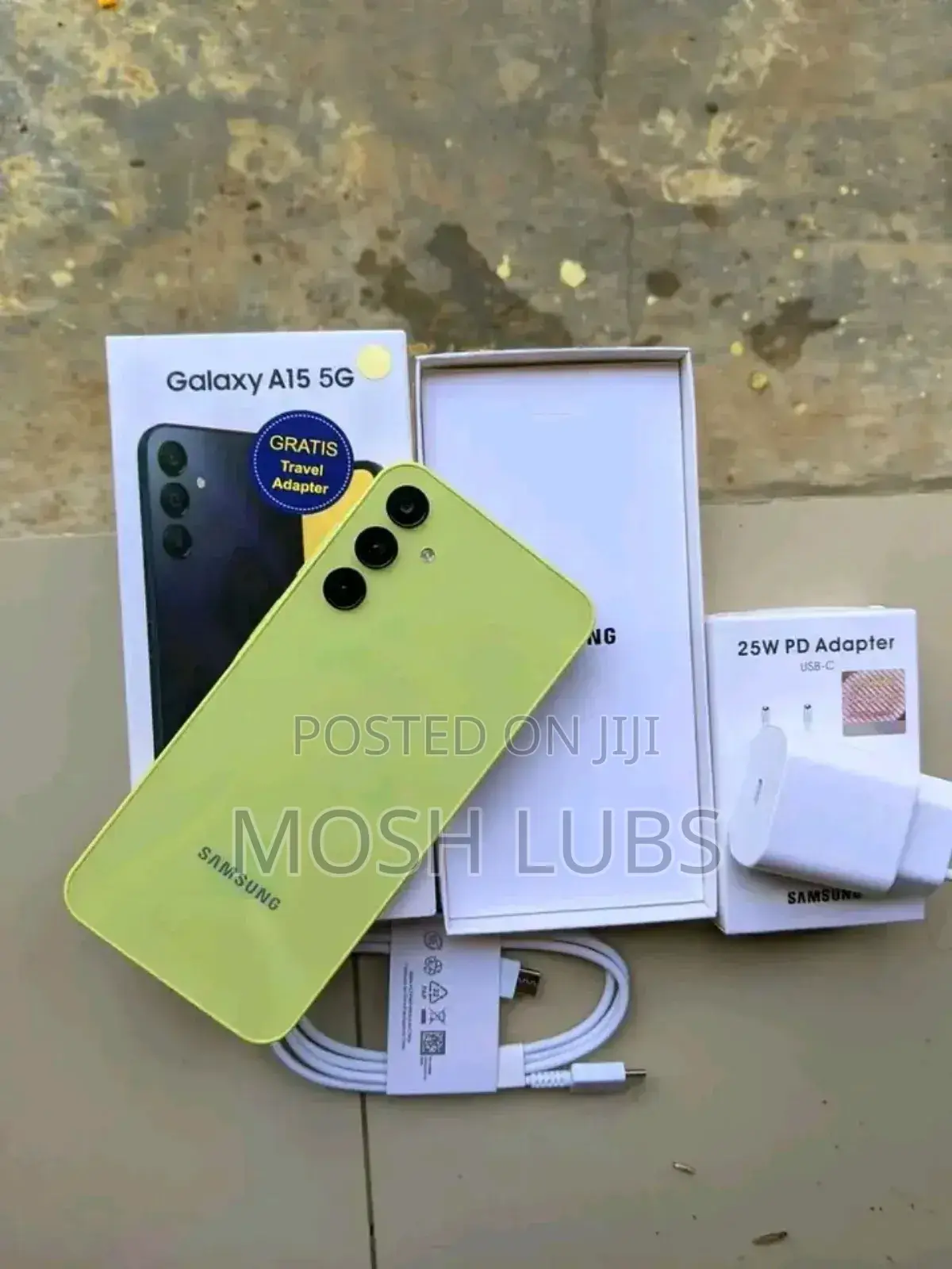 New Samsung Galaxy A15 5G 256 GB Yellow