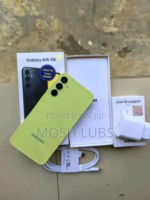 New Samsung Galaxy A15 5G 256 GB Yellow