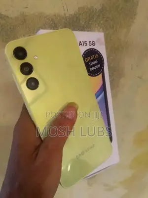 New Samsung Galaxy A15 5G 256 GB Yellow