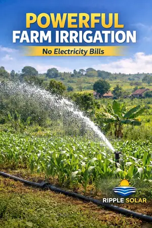 1.5kw Solar Borehole Pump 192v High Pressure Deep Well Irrigation
