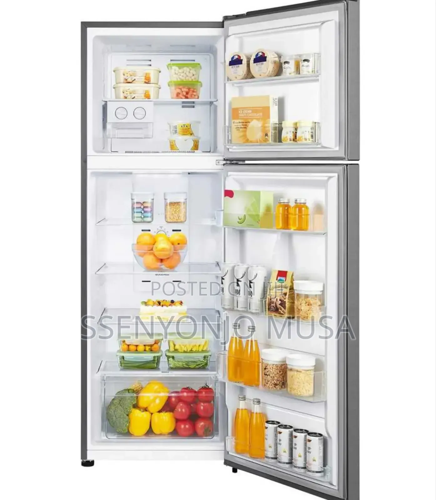 Hisense 419l Double Door Fridge - Rt419n4wcu, Frost-free