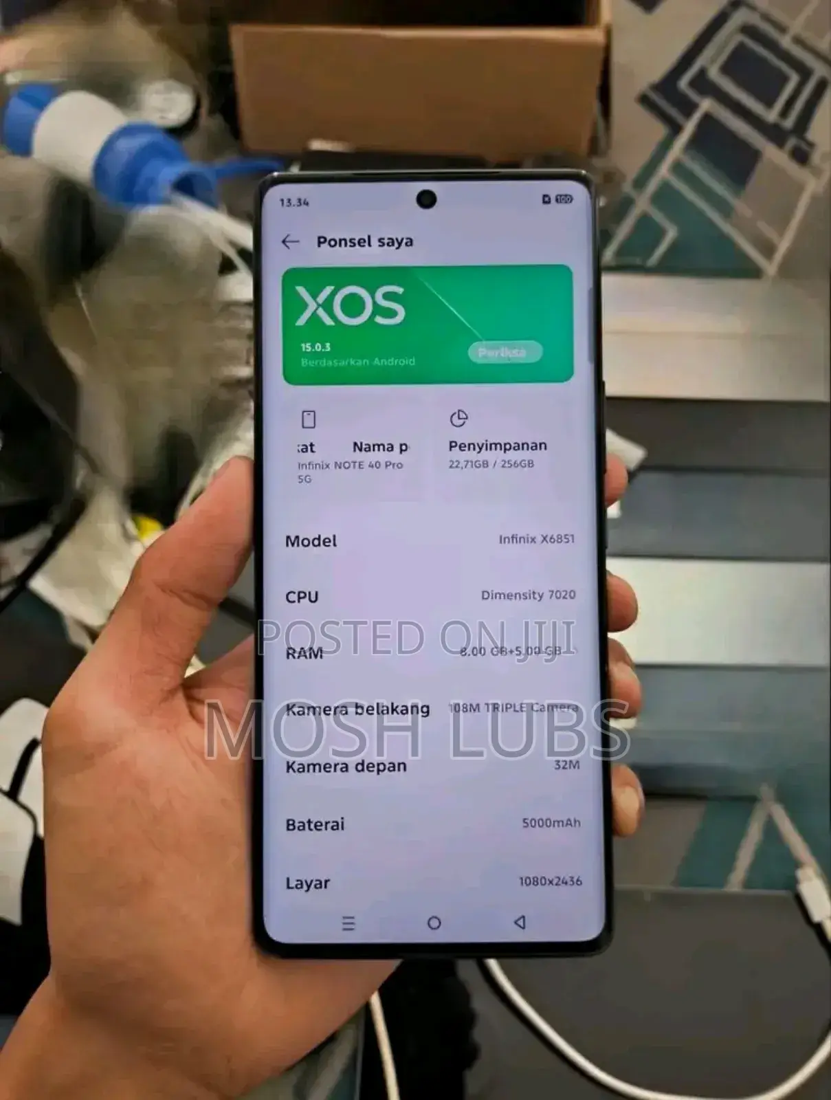 New Infinix Note 40 Pro 256 GB Green