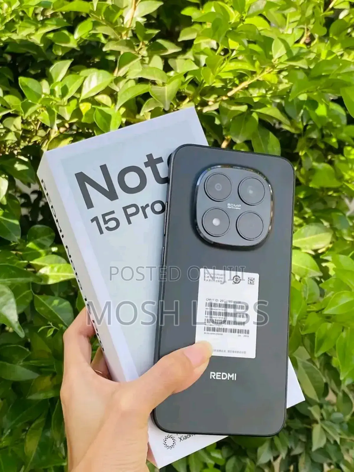 New Xiaomi Redmi Note 15 Pro+ 256 GB Black
