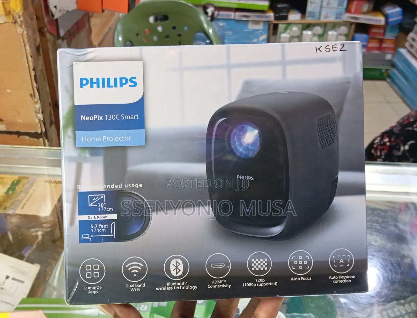 Philips Neopix 130c Hd Projector – 720p Smart Home Theater With Wi-fi