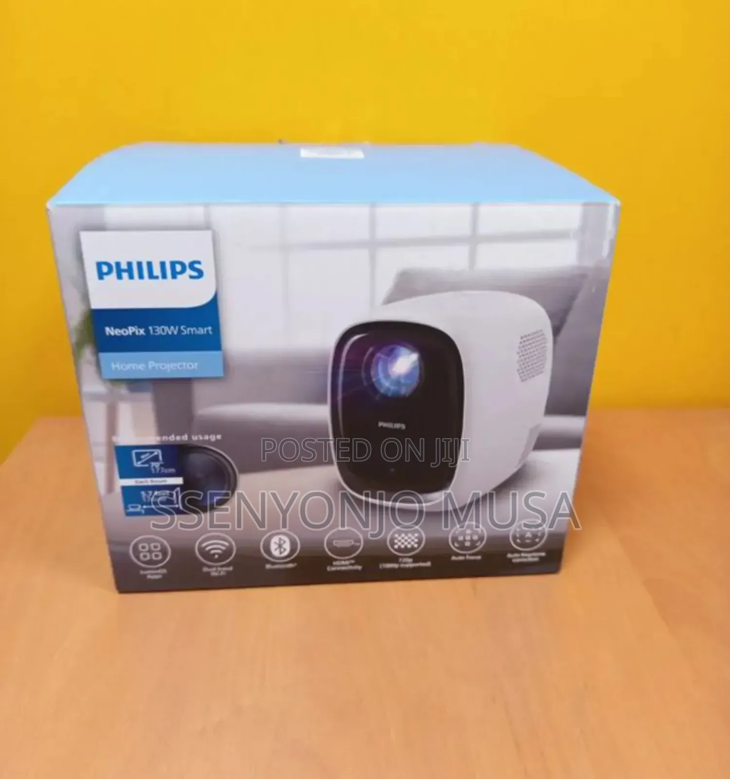 Philips Neopix 130c Hd Projector – 720p Smart Home Theater With Wi-fi