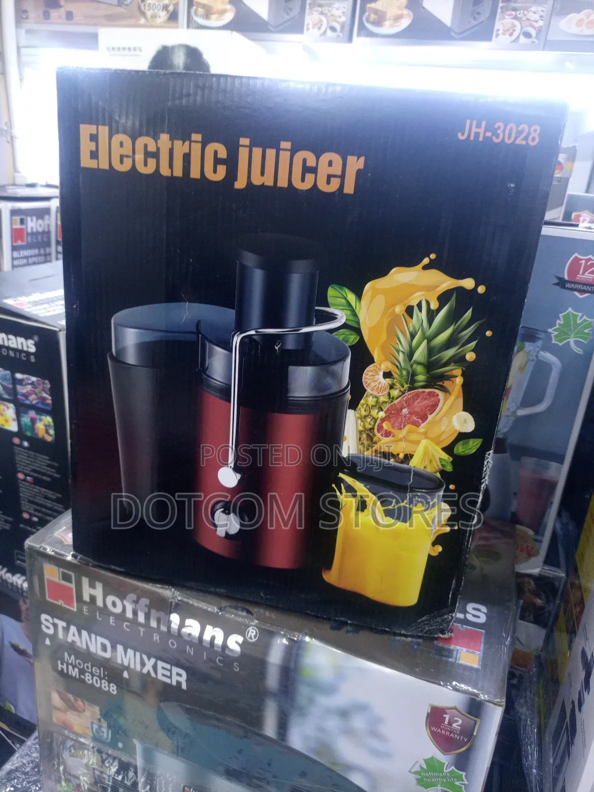 Hoffmans Electronic Juicer (Model Jh-3028).