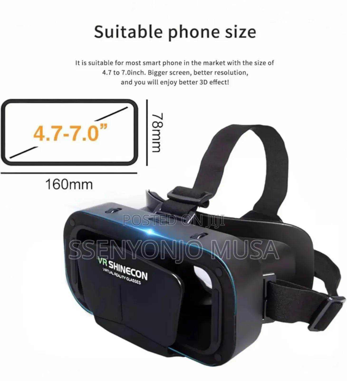 Vr Shinecon 3d Vr Headset - Virtual Reality Glasses For I A-
