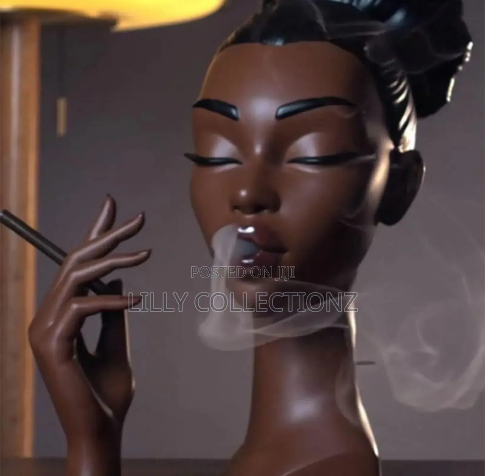 Smoking Lady Incense Burner