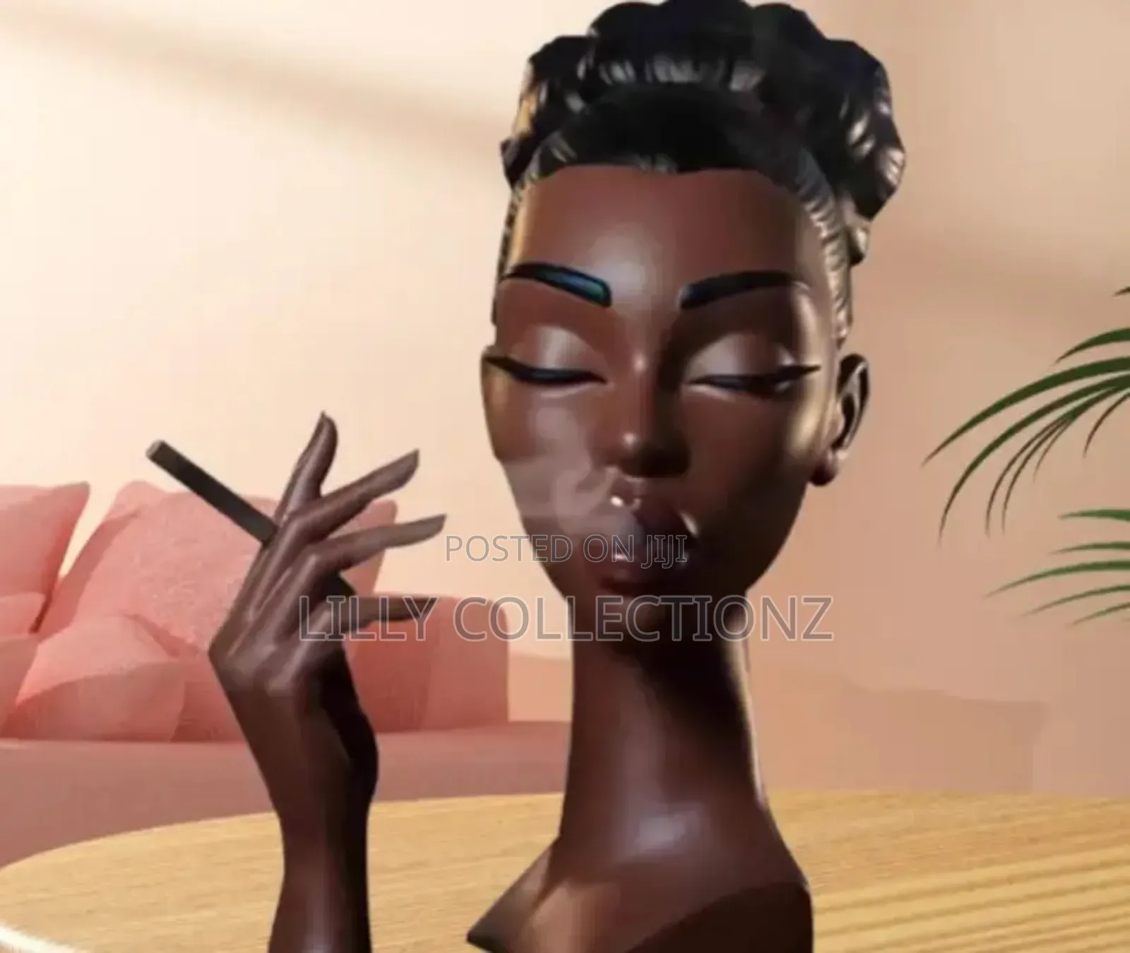 Smoking Lady Incense Burner