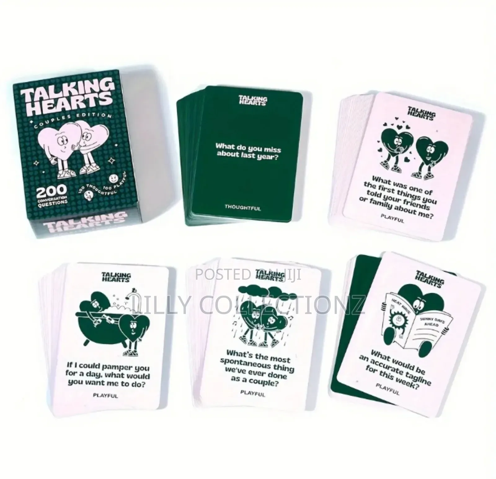 Talking Hearts Game Cards