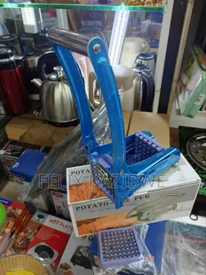 Stainless 2 Blades Potato Chipper Slicer Chip Cutter Chopper .