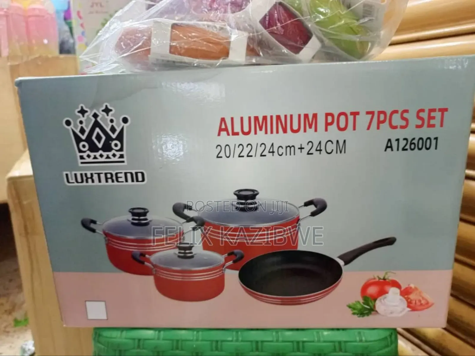 Luxtrend 7pcs Aluminum Pot Set.
