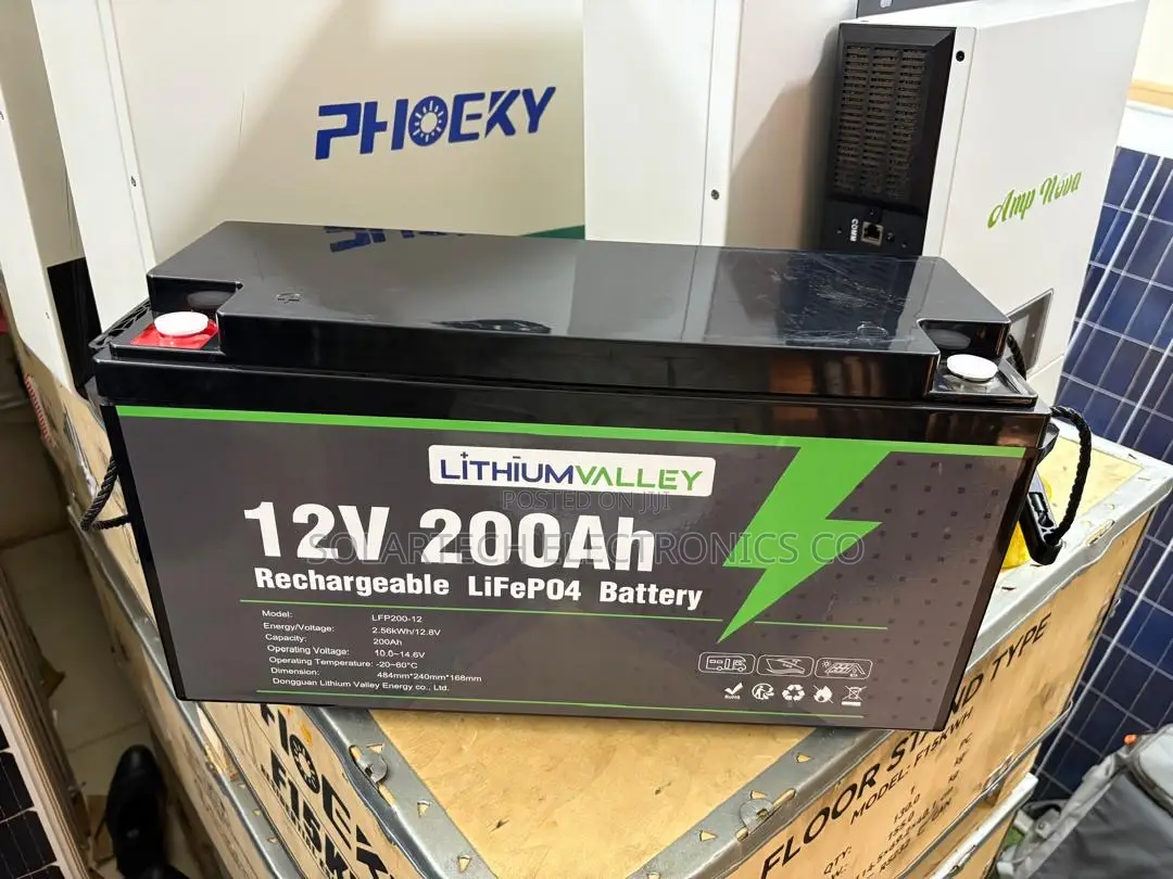 200ah 12v 2.56kwh Lithium Valley Lifepo4 Battery
