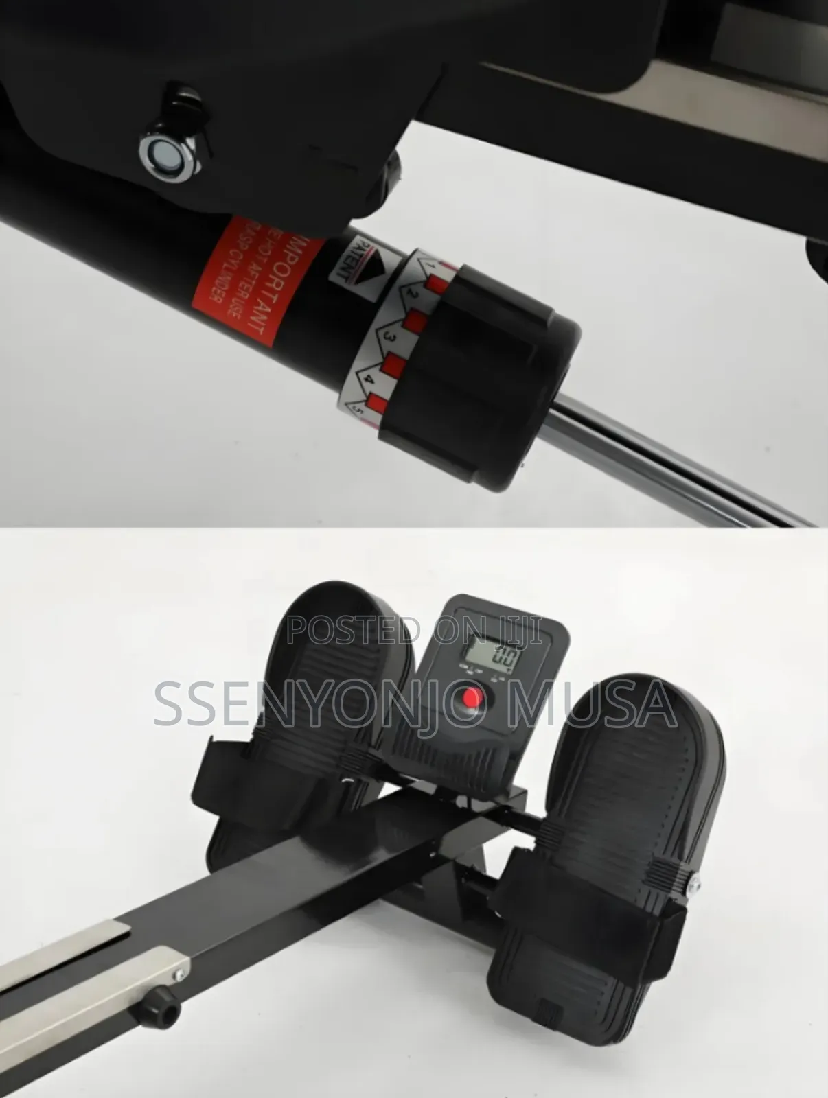 Rowing Machine Compact Hydraulic Folding Home Fitness Trainer