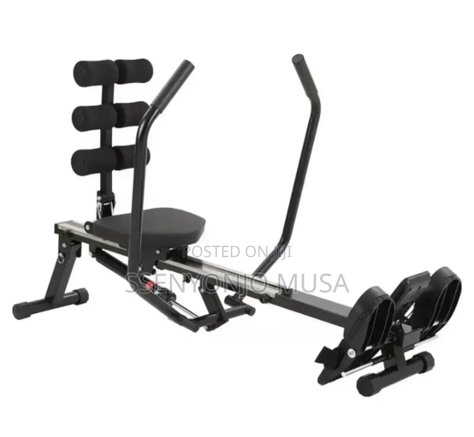 Rowing Machine Compact Hydraulic Folding Home Fitness Trainer
