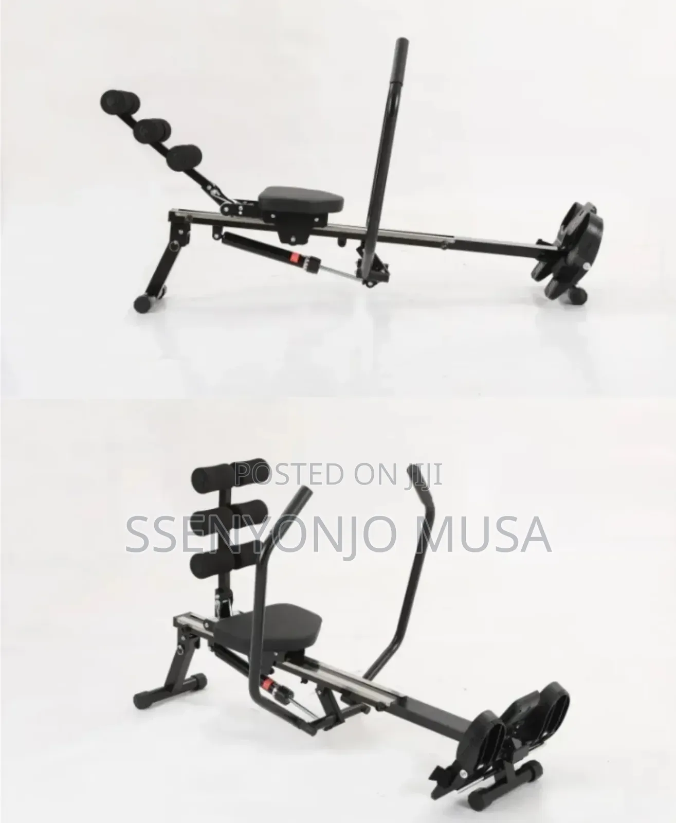 Rowing Machine Compact Hydraulic Folding Home Fitness Trainer