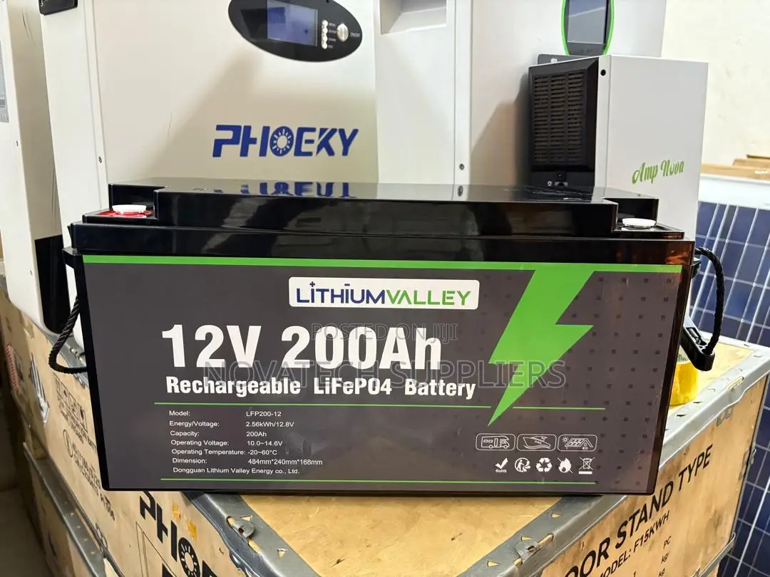 200ah 12v Lithium Valley Long Life Solar Battery