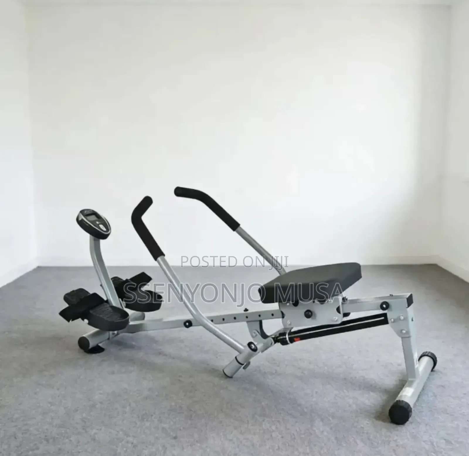 Rowing Machine Compact Hydraulic Folding Home Fitness Trainer