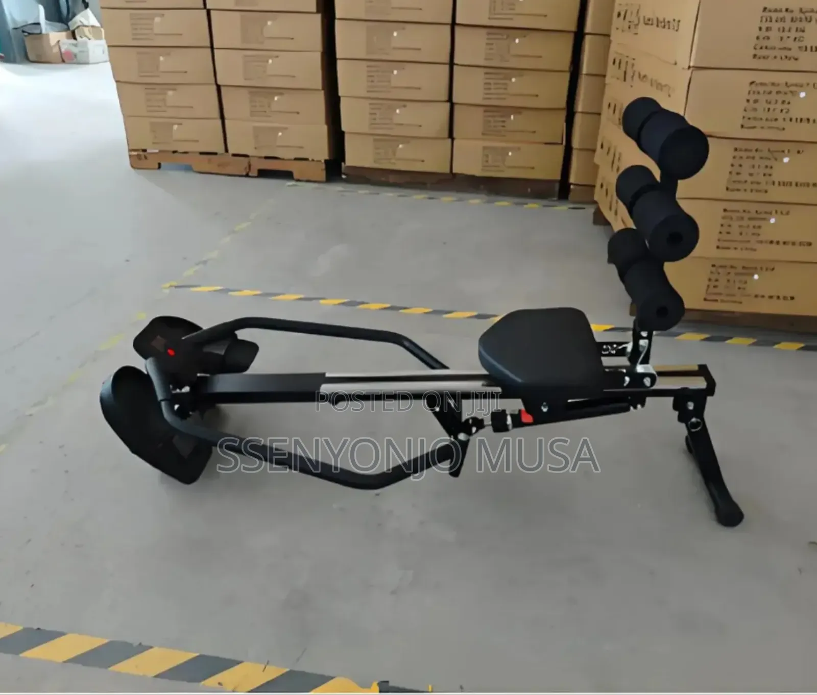 Rowing Machine Compact Hydraulic Folding Home Fitness Trainer