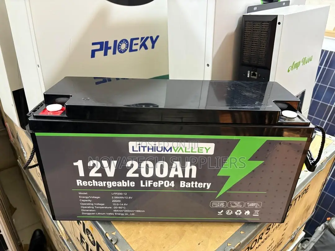 200ah 12v Lithium Valley Solar Backup Battery