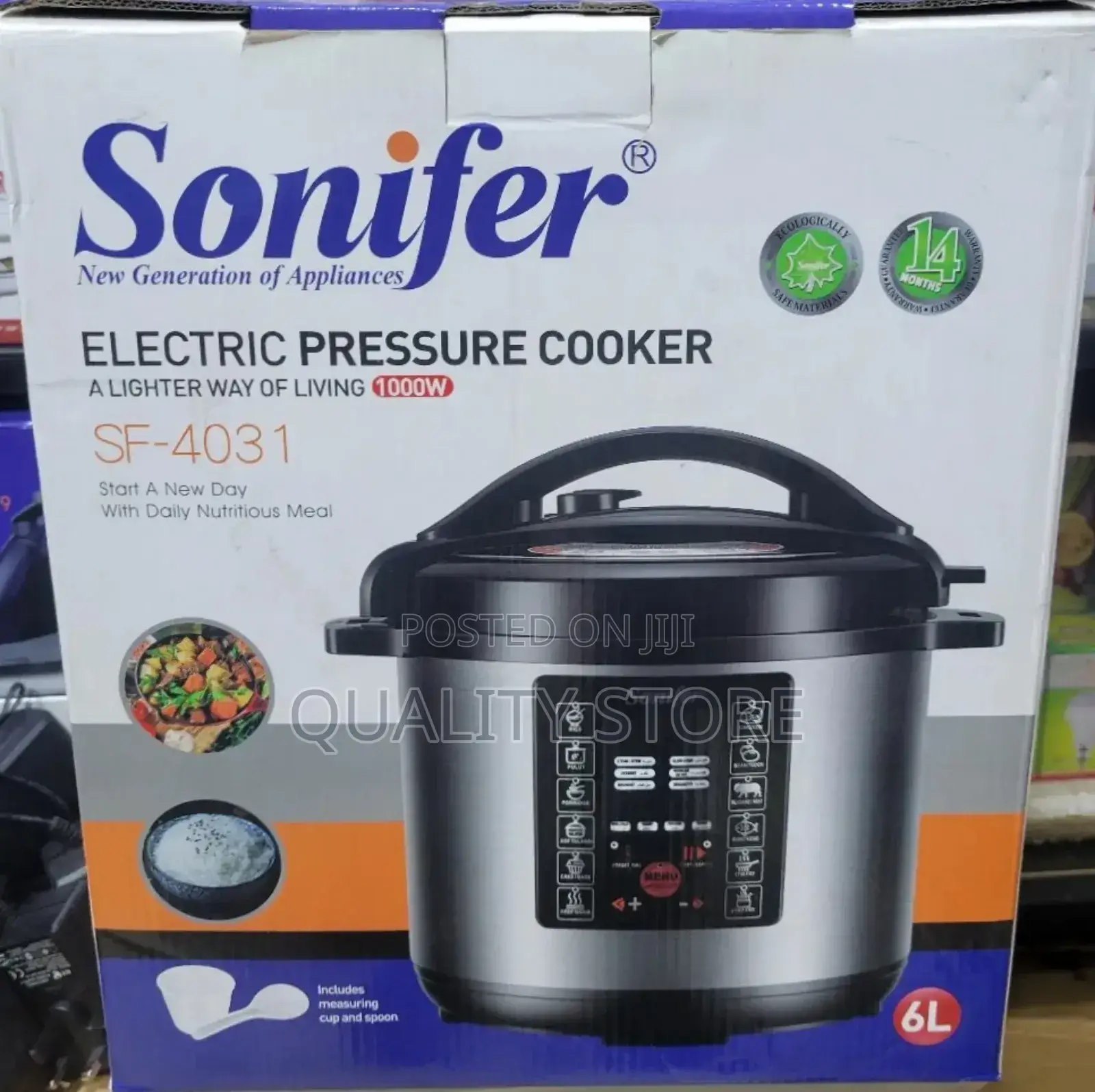 Sonifer Electric Pressure Cooker 6l Sf-4031