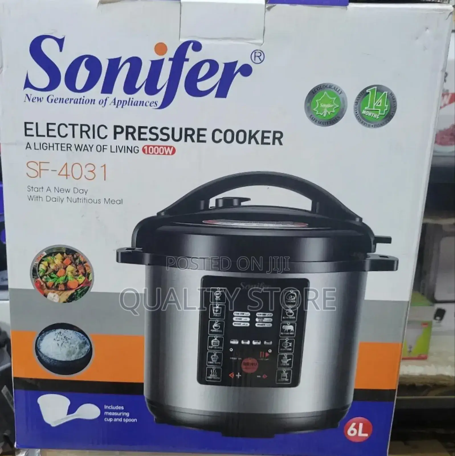 Sonifer Electric Pressure Cooker 6l Sf-4031