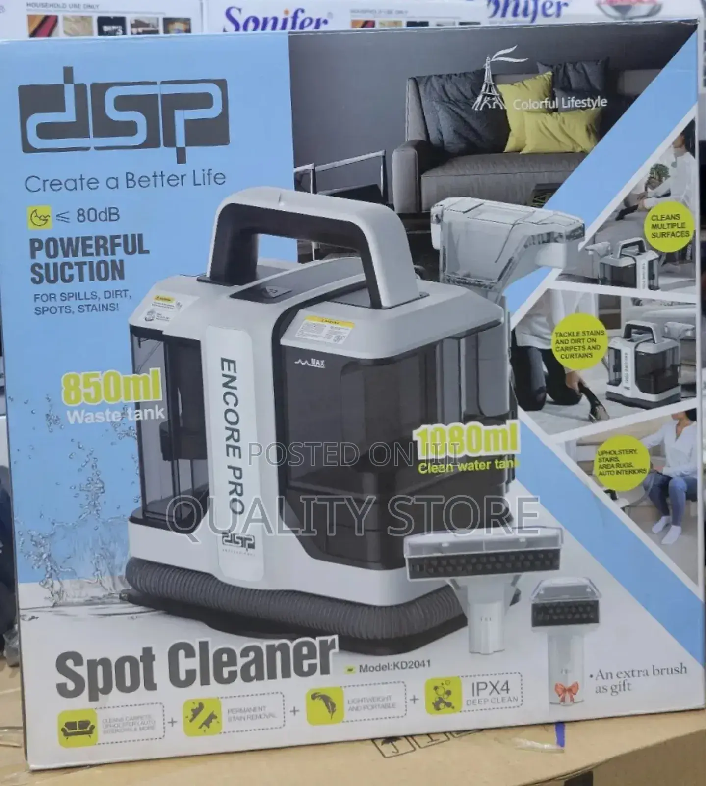 DSP Spot Cleaner Powerful Suction Kd2041