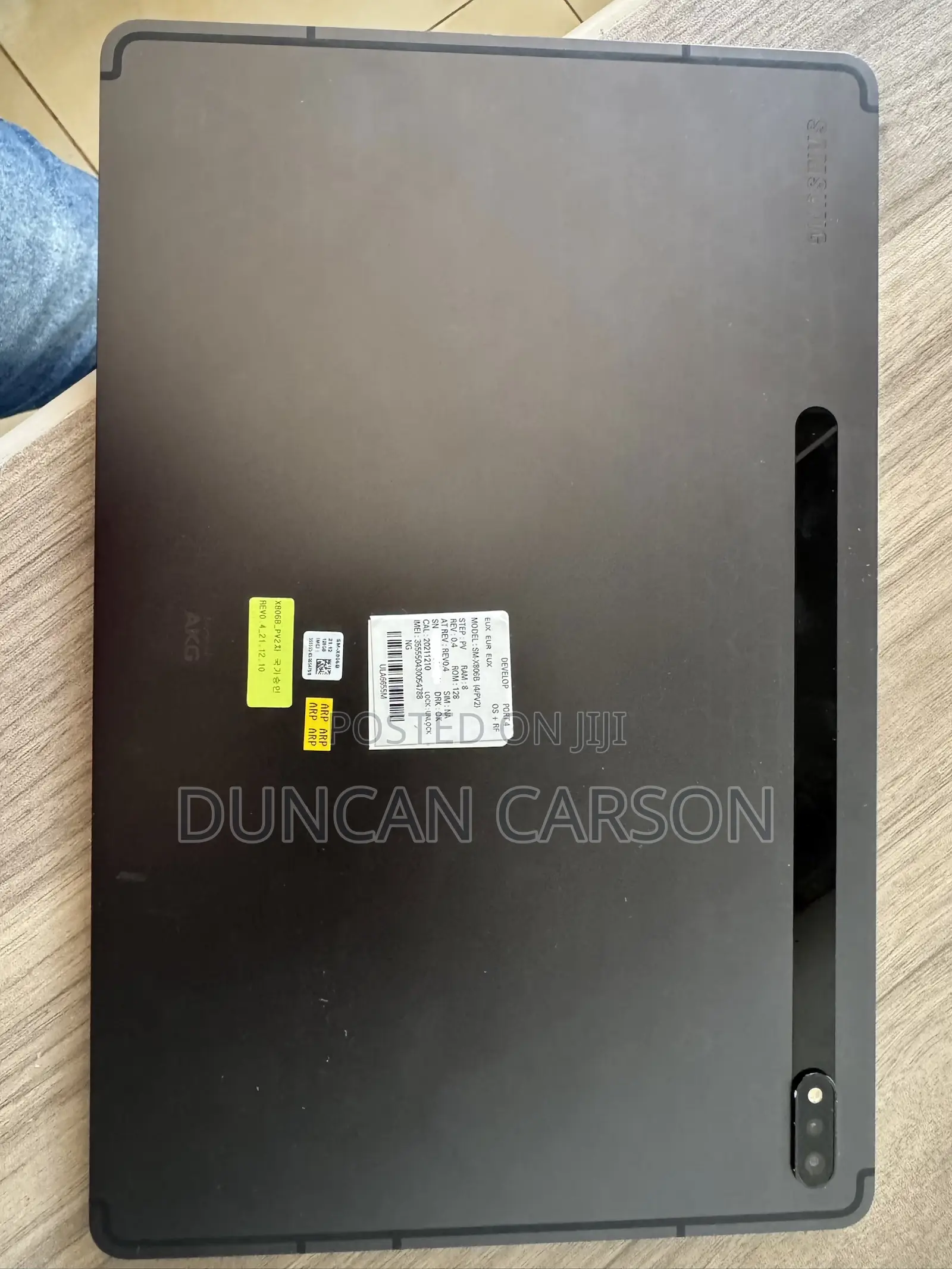 Samsung Galaxy Tab S8+ 128 GB Black