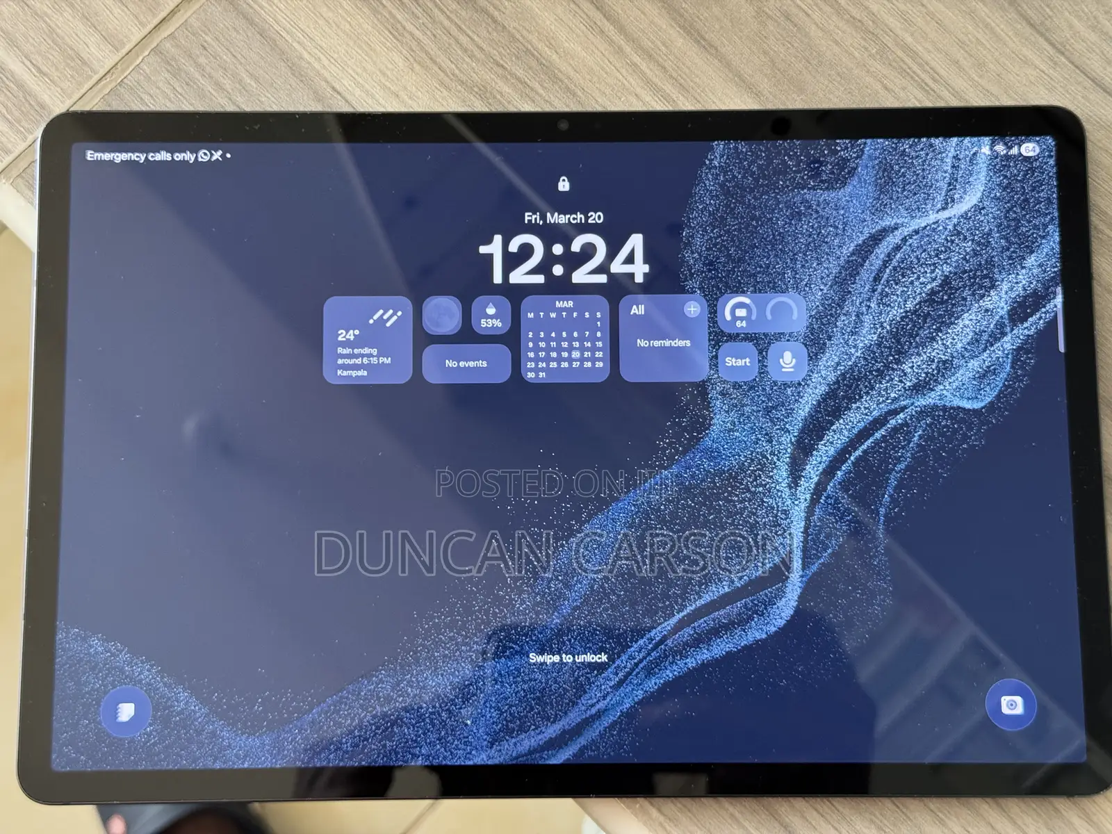 Samsung Galaxy Tab S8+ 128 GB Black