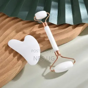 Jade Roller Gua Sha Facial Massage Kit