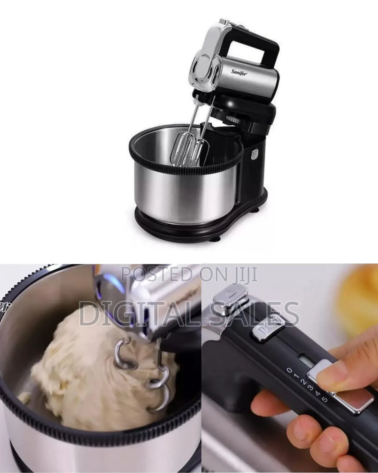 Sonifer Versatile 2-in-1 Electric Stand and Hand Mixer