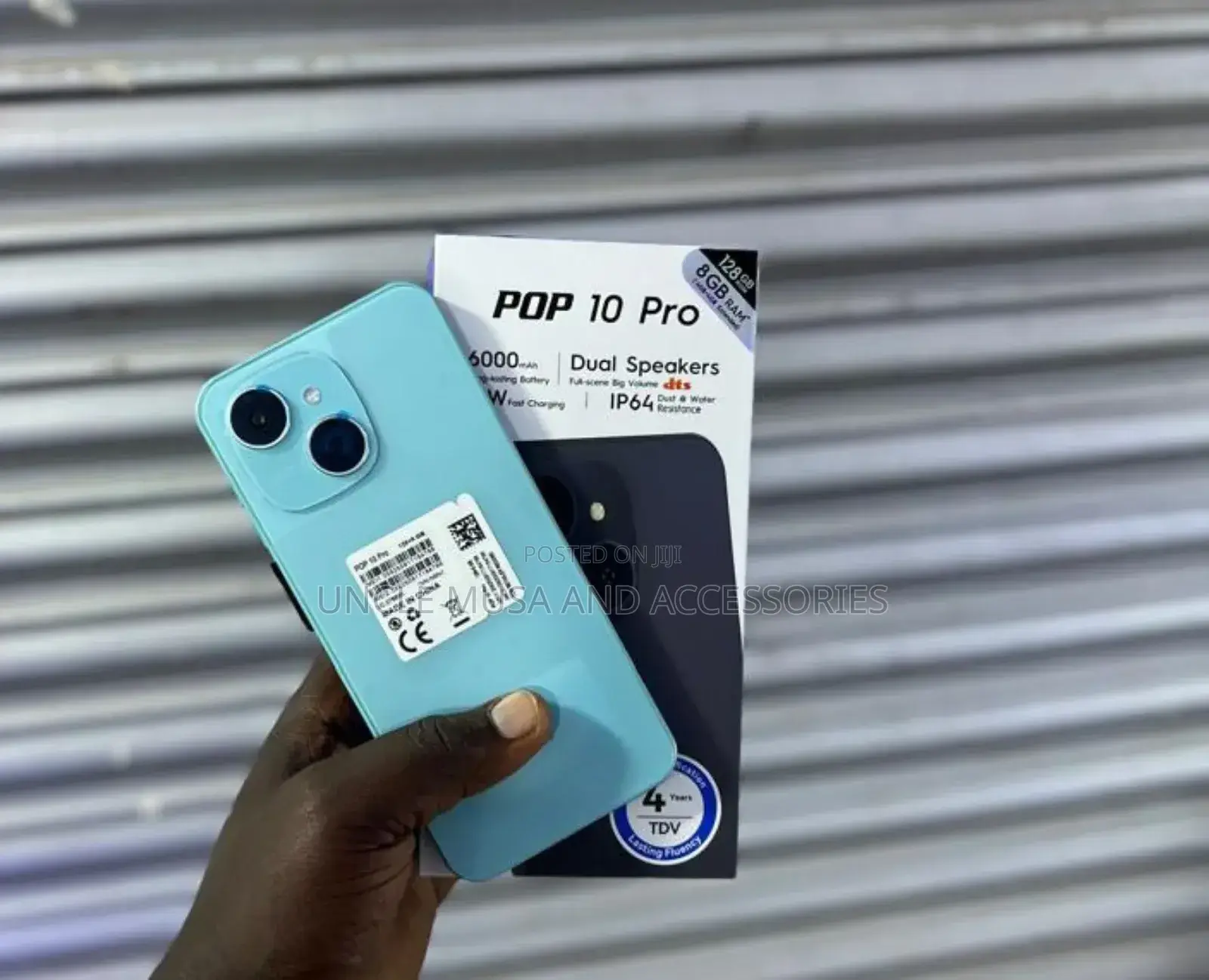 New Tecno Pop 10 Pro 128 GB Green
