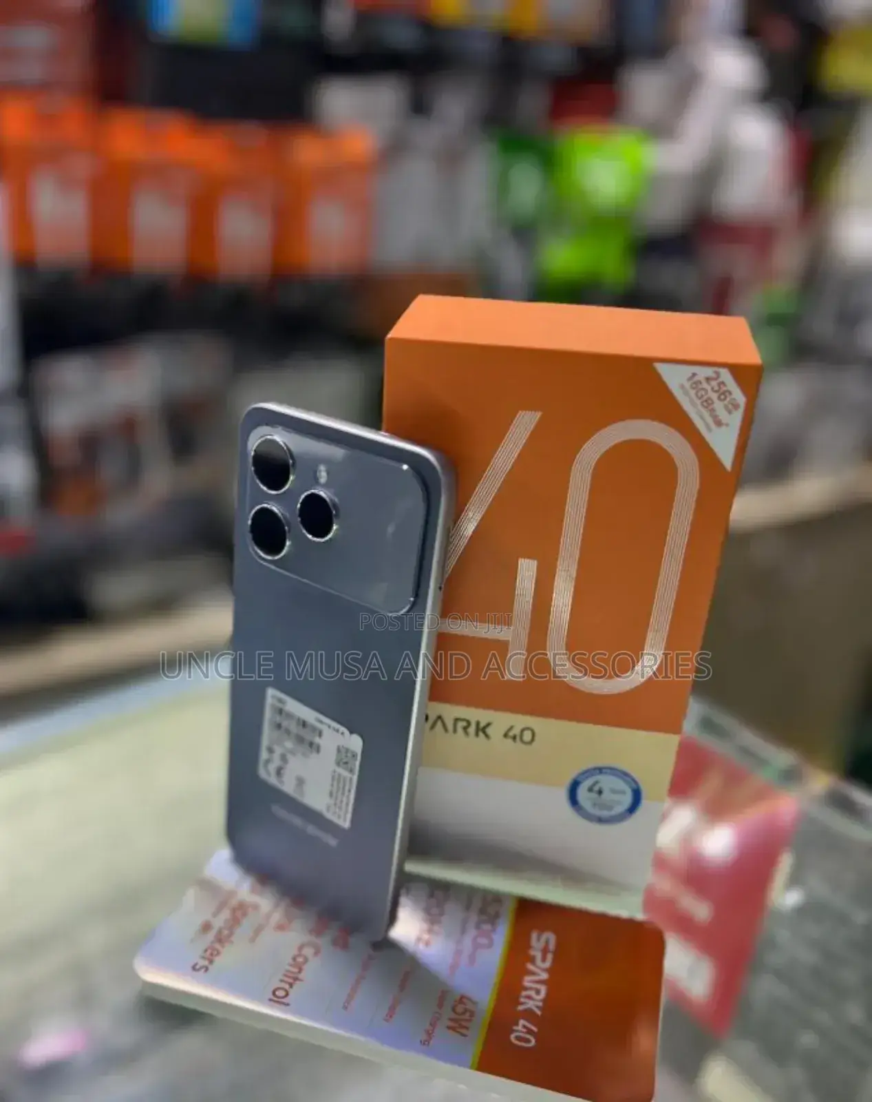 New Tecno Spark 40 256 GB Gray