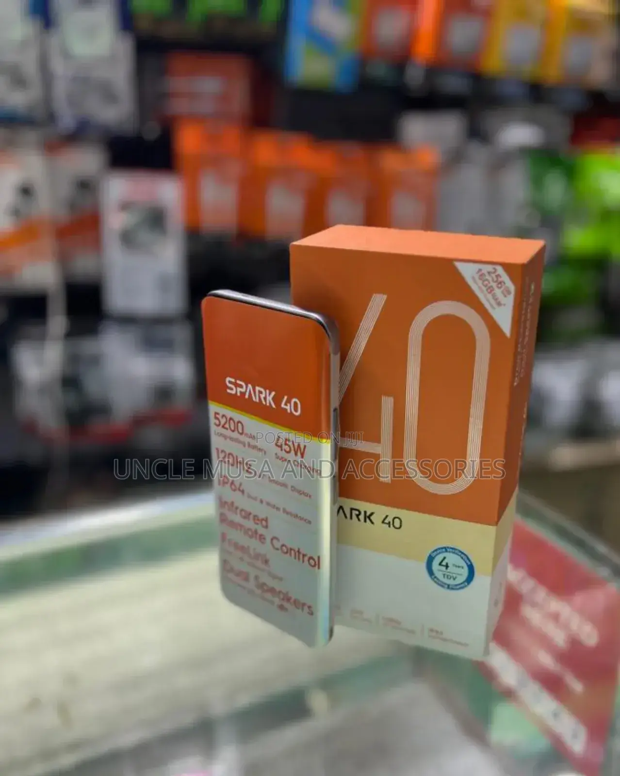 New Tecno Spark 40 256 GB Gray