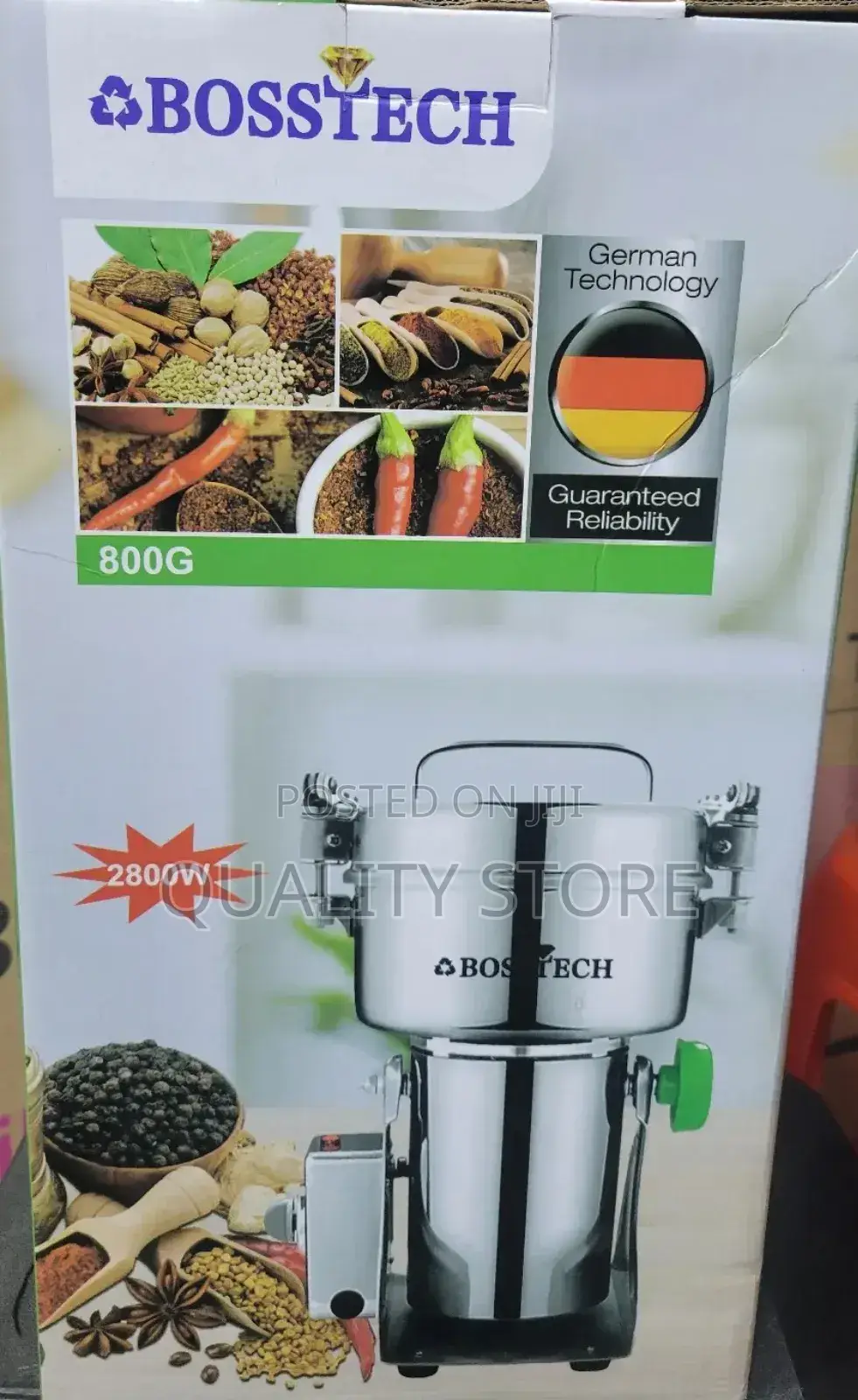 Boss Tech Spice Grinder 800g