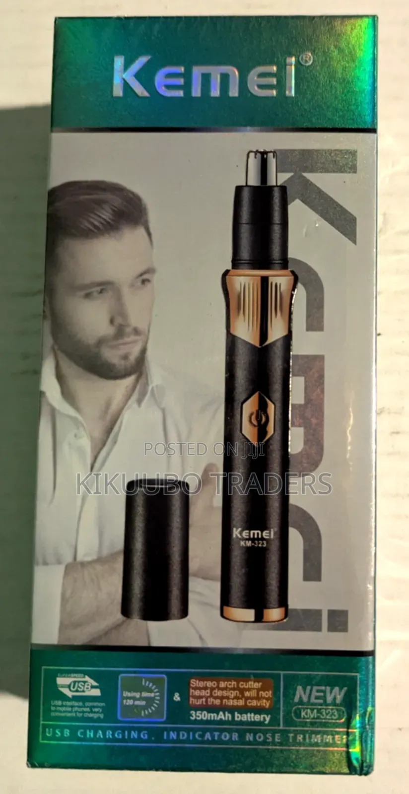 Kemei Km-323 Nose Hair Trimmer, Rechargeable