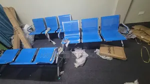 Waiting Chairs 3seaters Blue