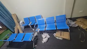 Waiting Chairs 3seaters Blue