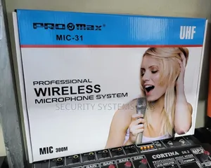 Wireless Hand Held Microphone With Head Microphone and a Reciever-Mc31