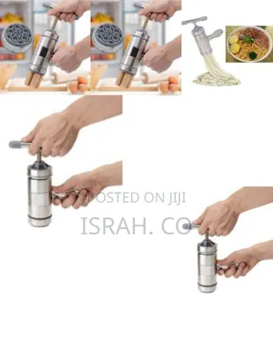 Manual Pasta Maker With 5 Molds - Multicolor