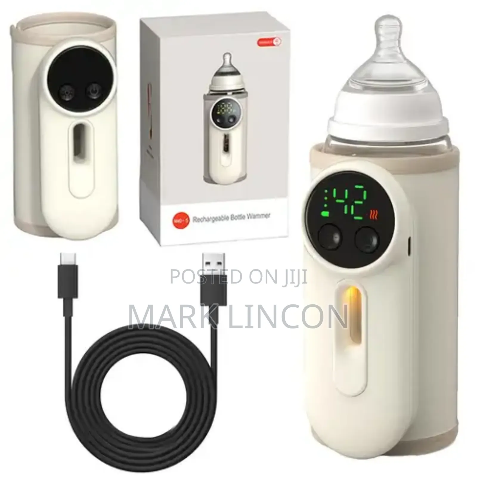 Portable Rechargeable Baby Bottle Warmer